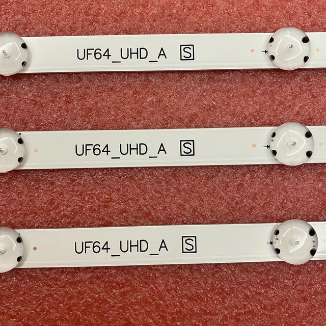 3 PCS LED backlight strip for TV 43UF6407 43UH603V 43LH604V 43UF6400  43UF640V 43UF6407 43UH610V 43UH6030 43UF6409 UF64_UHD_A