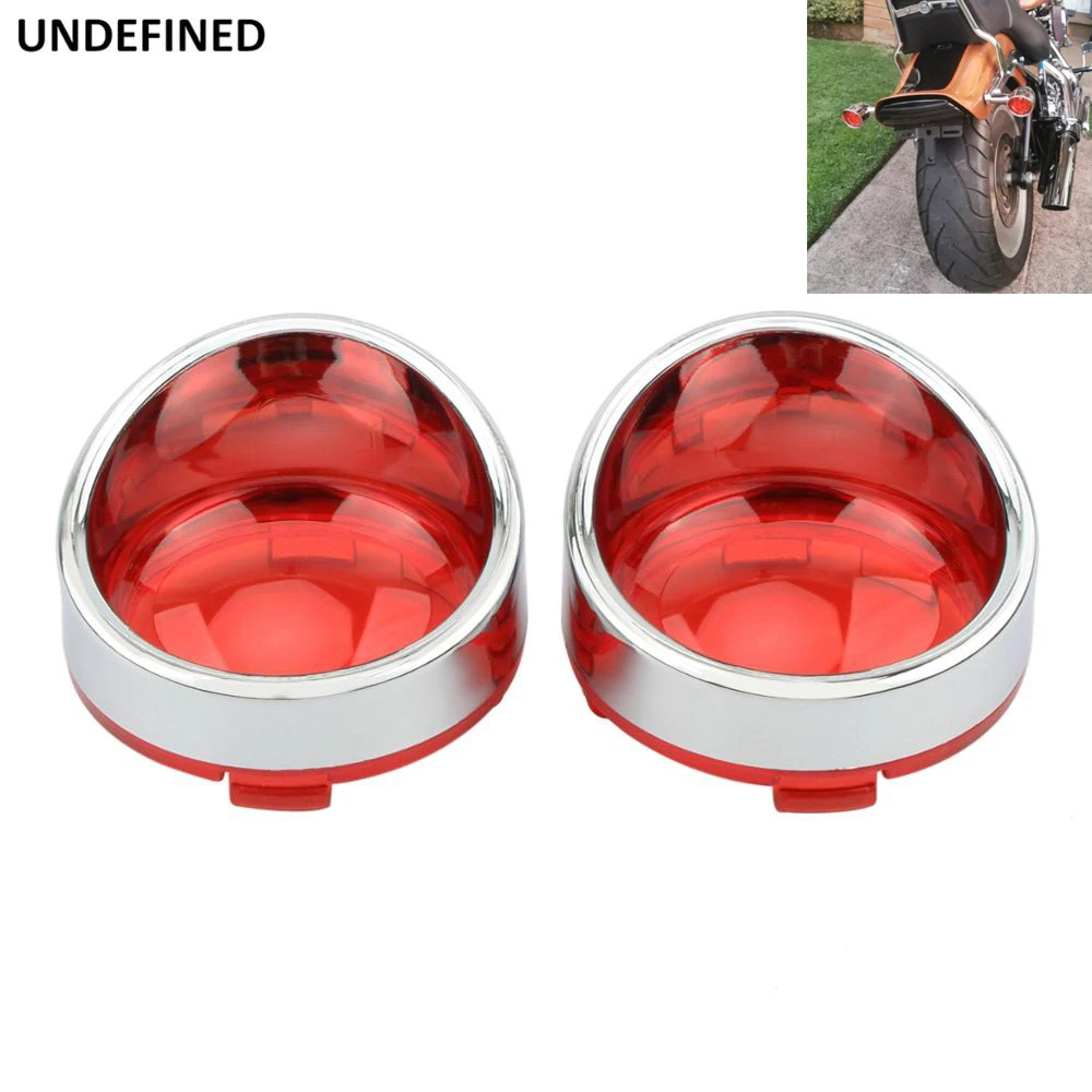 

Motorcycle Turn Signal Indicator Light Lens Cover Visor Lenses For Harley Dyna Softail Sportster Touring Road King Street Glide