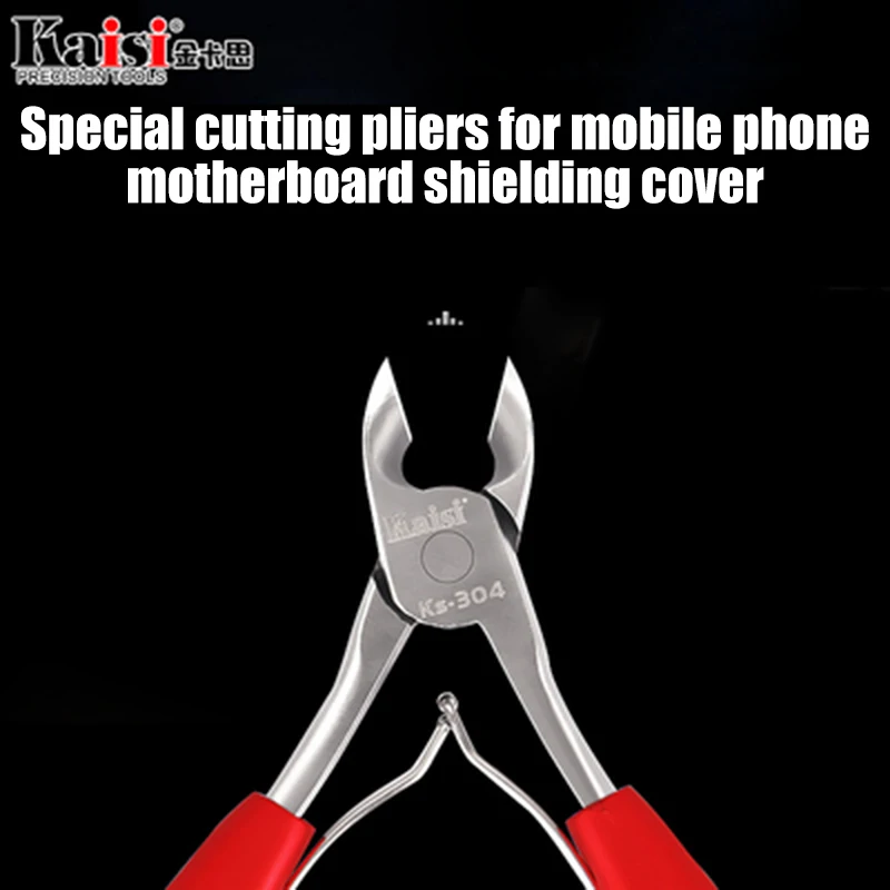 KS-304 Hoge Kwaliteit Reparatie Tang Handvat Gereedschap Mobiele Telefoon Moederbord Onderhoud Shield Speciale Cutting Diagonale Neus Draad
