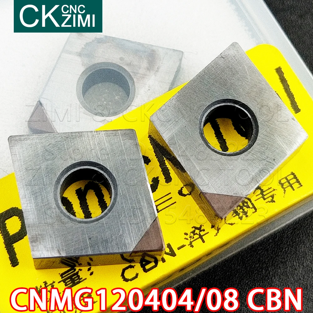 CNMG120404 Cbn CNMG120408 Cbn Boornitride Inserts Carbide Draaien Snijden Inserts Tool Cnc Metaal Draaibank Tool Voor Gehard Staal