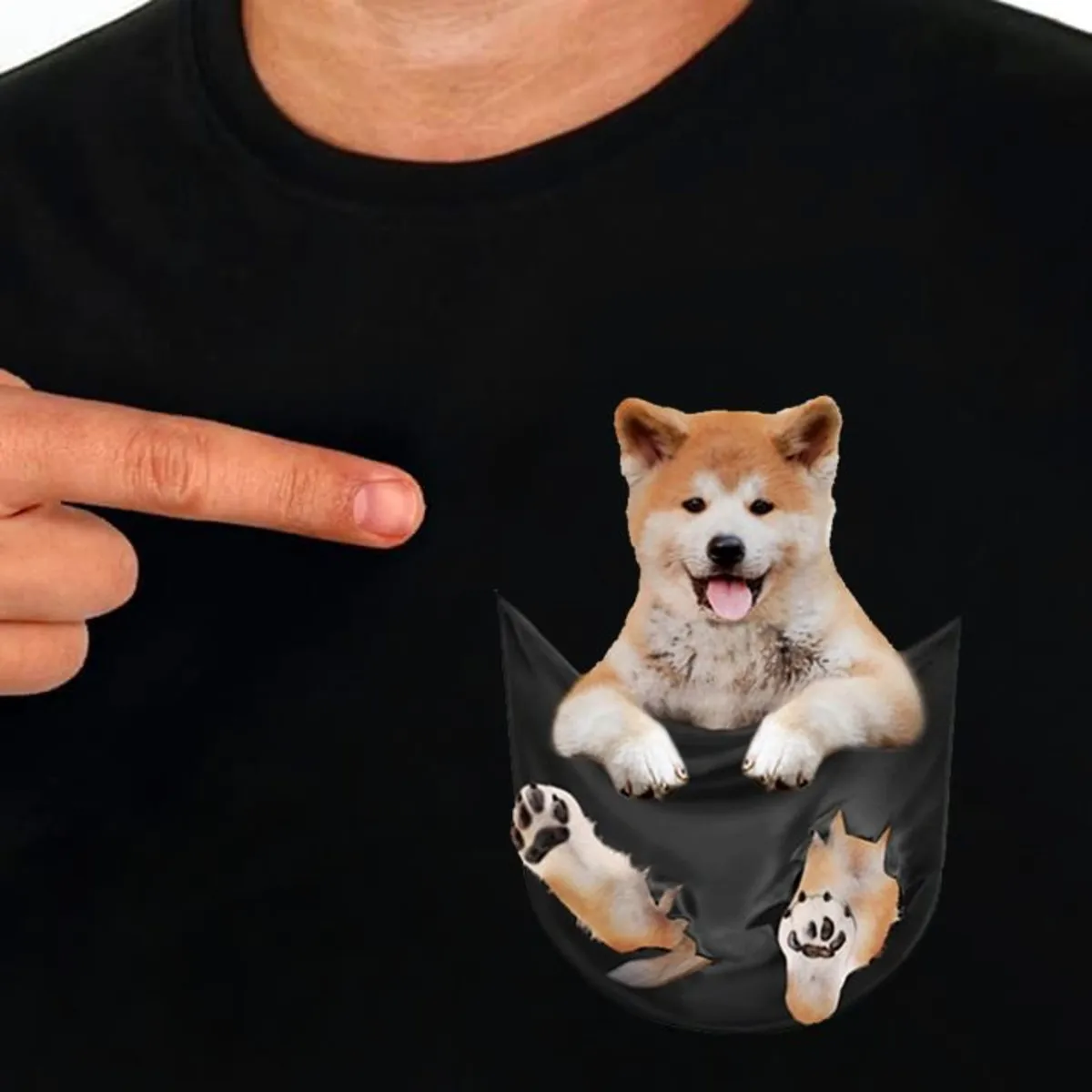 Cotton T-Shirt Fashion Pocket Cute Jack Russell Terrier Printed T-Shirts Men Women Casual T-Shirt Hip Hop Tops Funny Cotton Tees