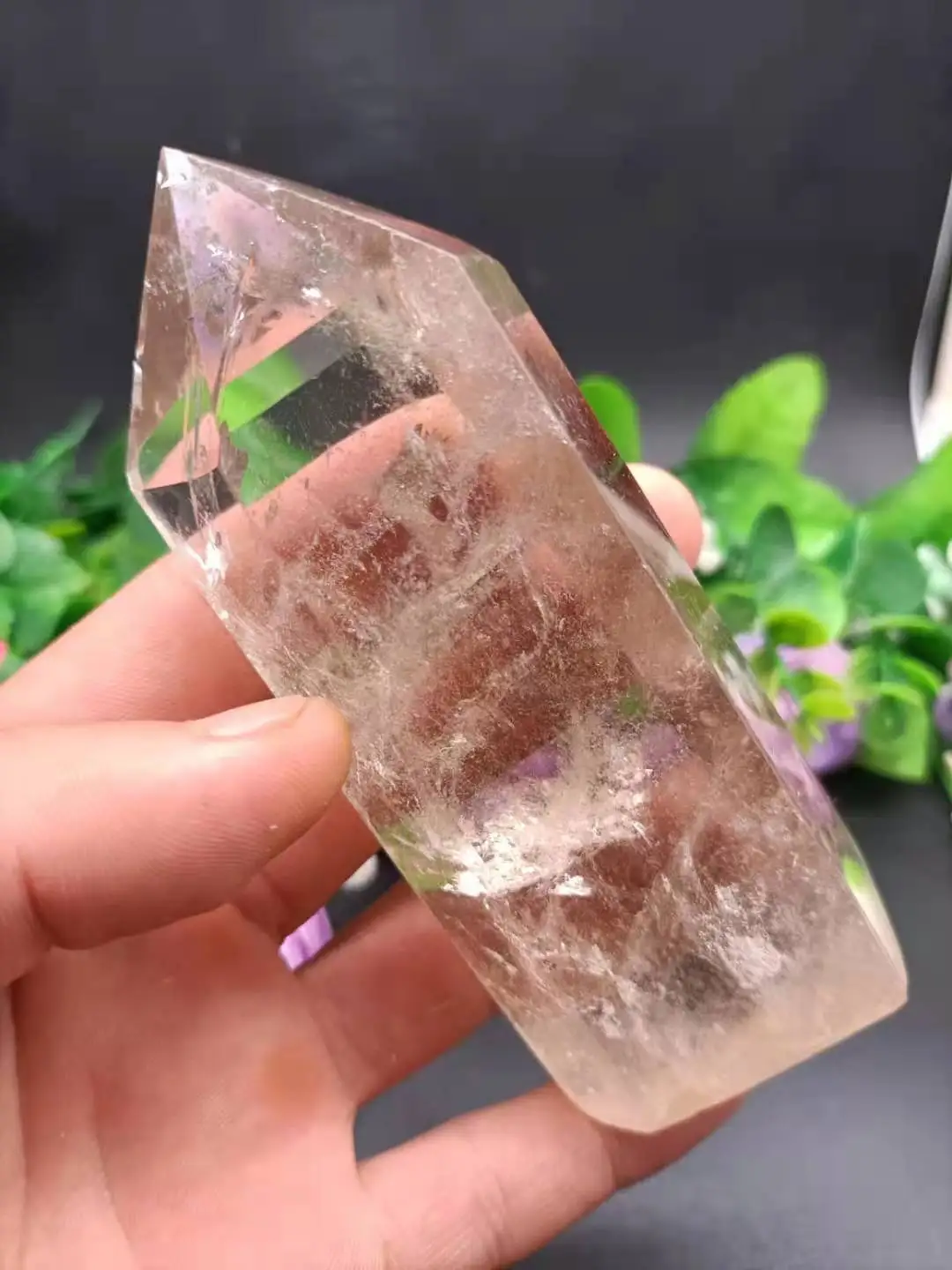 Natural Quartz Crystal Energy Tea Crystal, Reiki Tablet Wand, Living Room Fashion, Decorative Stone Statue, Healing Statue