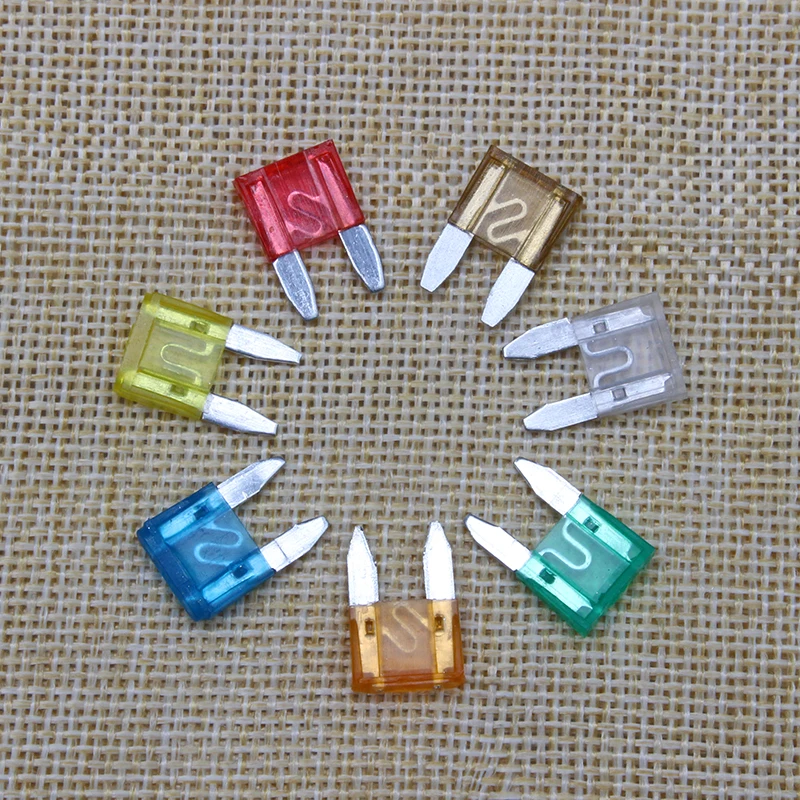 30PCS Assorted Car Truck Small-sized Fuse 5/10/15/20/25/30 AMP Fuse Holder Mix Set Electronic Device Car Accessories