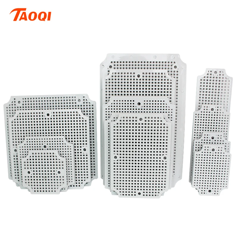 

waterproof box fixed base plate IP67 waterproof junction box base plate ABS honeycomb mounting base plate Outdoor monitoring