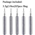 5pcs 3.5g sinkers