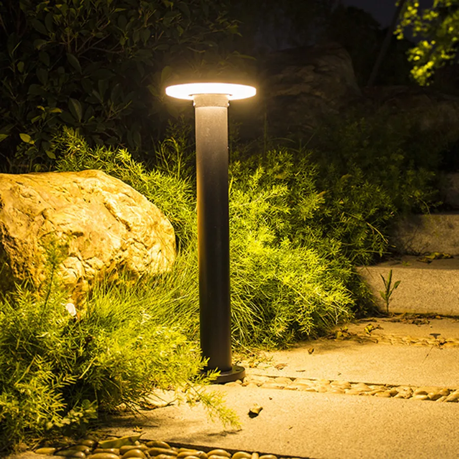 thrisdar modern outdoor garden pathway post luz bollards engenharia luz lawn pillar lamp patio e paisagem 30 cm 60 centimetros 01