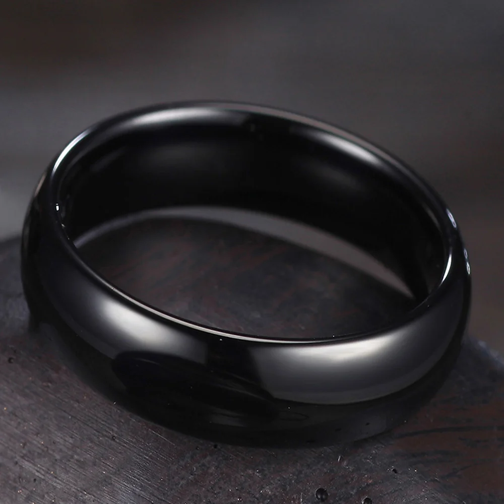 2021 NEW RFID 125kHz or 13.56MHz Black ceramic ring smart fashion ring ID or uid chip FOR MEN OR WOMEN