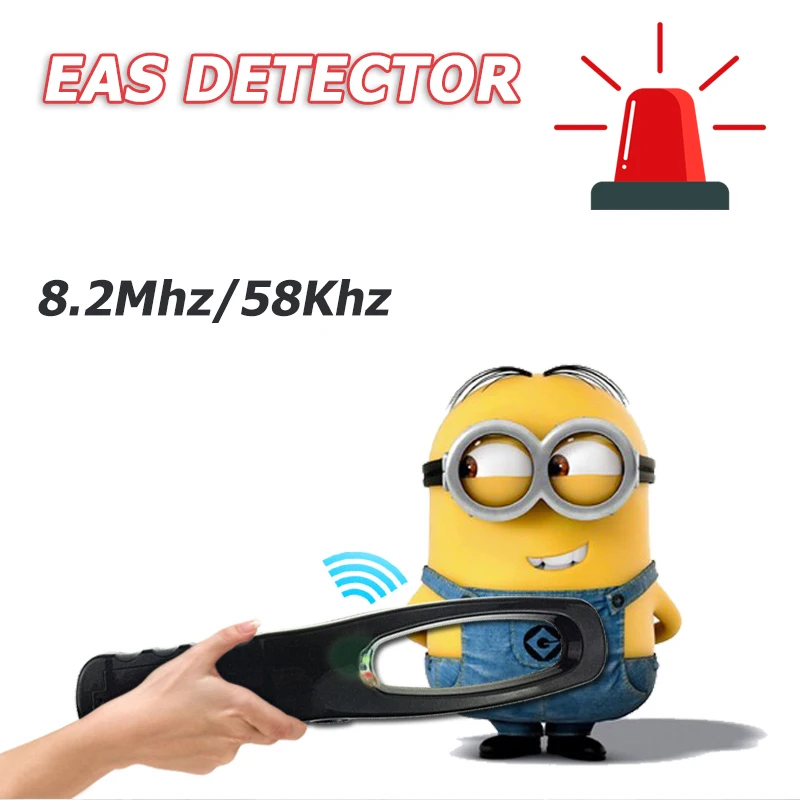 Ручной детектор EAS RF8.2Mhz/AM58Khz для супермаркета, Антивор, детектор ярлыков, индукционный детектор, сигнализация, инструмент для проверки