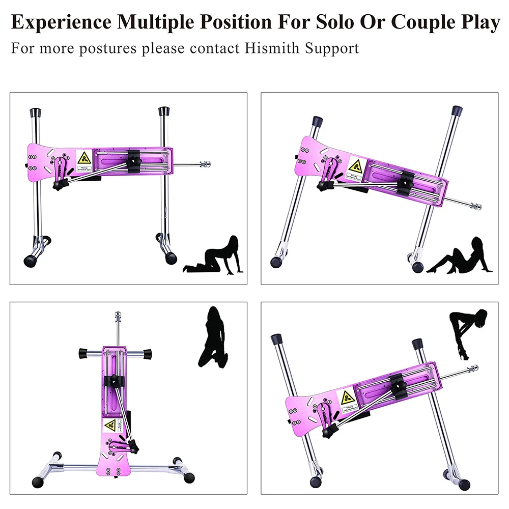 آلة الجنس Hismith App التحكم قسط آلة الجنس الملونة للنساء KlicLok Gear Power11kg الإطار الصلب آلة الجنس الأوتوماتيكية #3