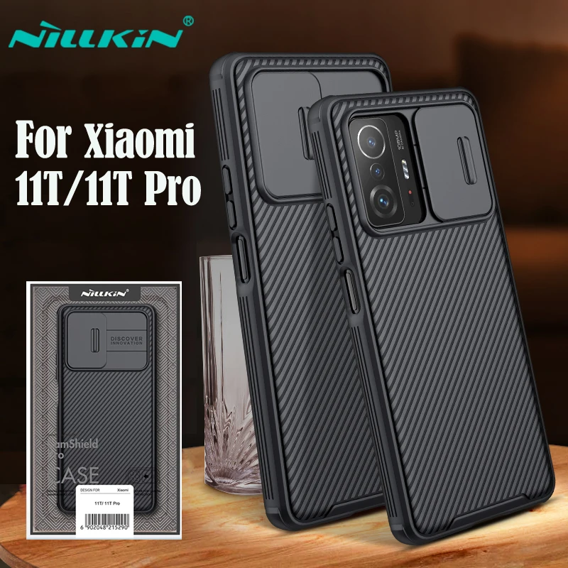 For Xiaomi 11T / 11T Pro Case NILLKIN CamShield Case Slide Camera Privacy Protection Cover For Xiaomi Mi 11T Pro Phone Housing