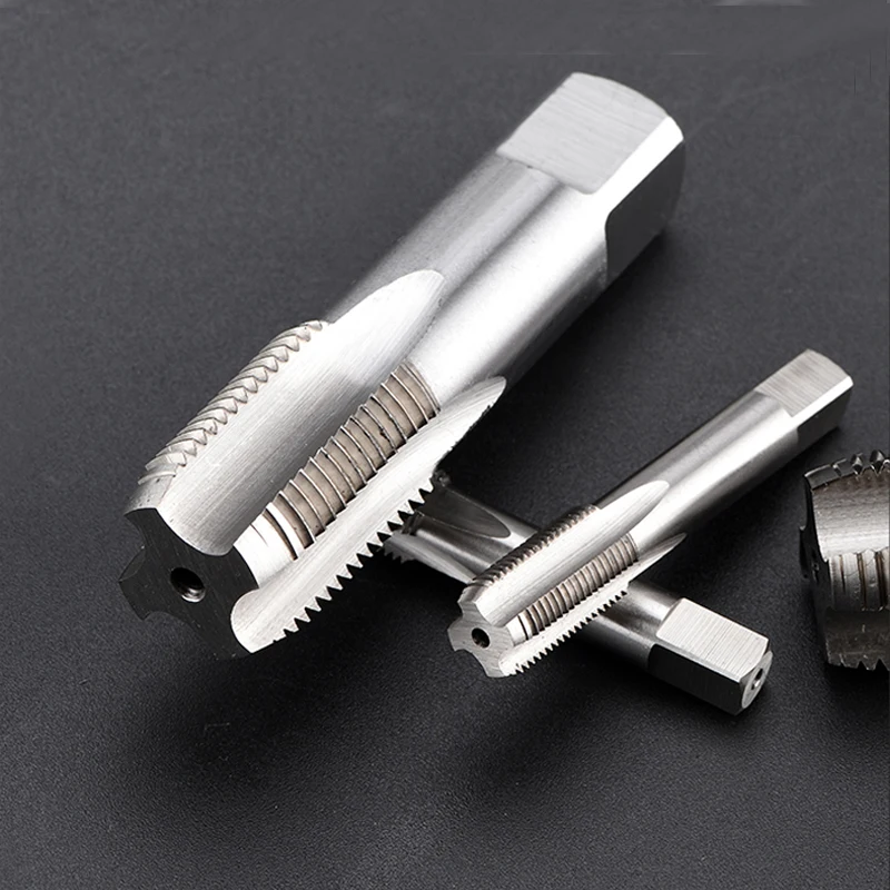 Pipe Thread Taps HSS Tapping Tube Tap NPT PT RC ZG  For Metalworking Tool Straight Flute Hand Screw Tap Machining British Inch