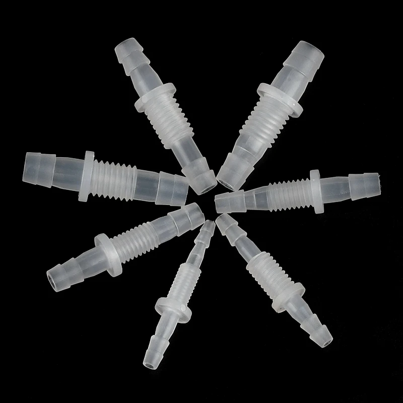 3 ~ 200Pcs 3 ~ 8mm Zu M6 ~ M10 Gewinde Hex Mutter PP Pagode Direkte Anschlüsse Aquarium tank Luftpumpe Adapter Bewässerung System Schlauch Gelenke