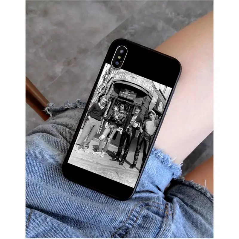 YNDFCNB Punk rock Sex Pistols Phone Case Cover for iphone 11 12 mini Pro Max X XS MAX 6 6s 7 8 plus 5 5S 5SE XR SE2020