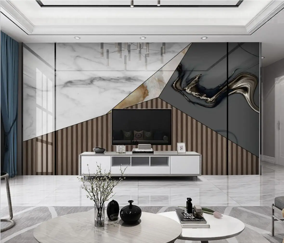 

beibehang custom Marble Jazz White Photo Wallpaper Murals Living Room Bedroom Home Decor Wall Painting Papel De Parede stickers