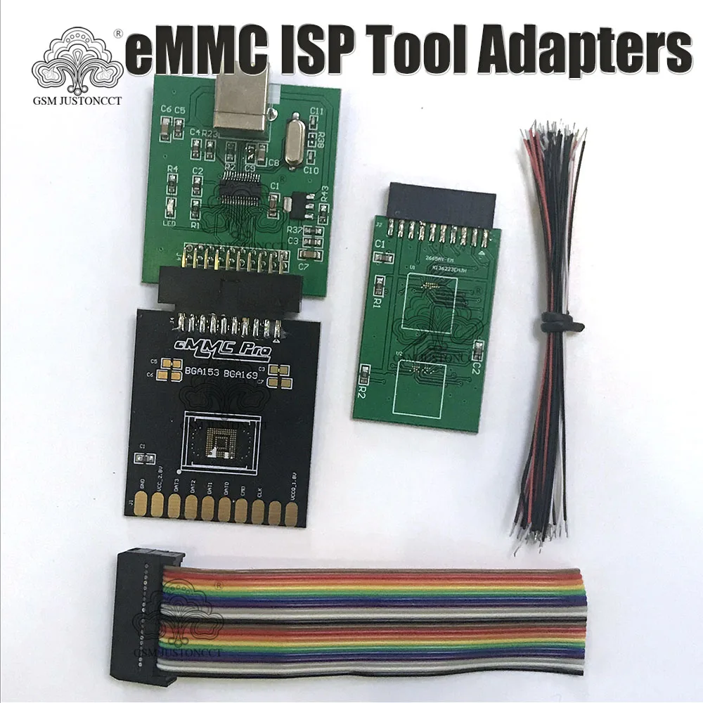 New eMMC ISP Tool Adapters for UMT Dongle /UMT Pro Dongle / NCK Pro Dognle and GSM Shield BOX