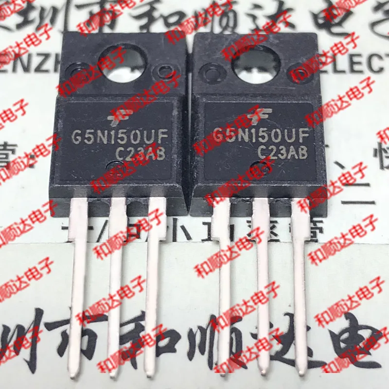 

5 шт./лот G5N150UF SGS5N150UF TO-220F 1500V 5A