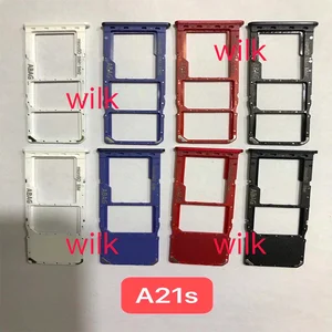 Bilashmart Samsung Galaxy A21S A217 Sim Card Reader Holder Dual Single Sim Card Tray Holder Slot Adapter