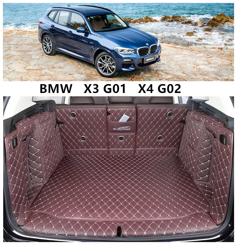 

For BMW X3 G01 X4 G02 2018 2019 2020 2021+ Full Rear Trunk Tray Liner Cargo Mat Floor Protector Foot Pad Mats