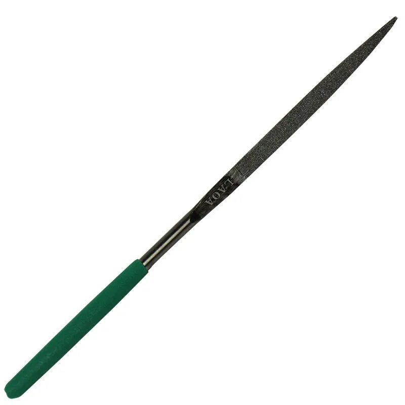 LAOA Kim Cương Tập Tin Hình Tam Giác Kim Loại Tập Tin Bằng Phẳng Tập Tin 5X180Mm Khắc Dụng Cụ