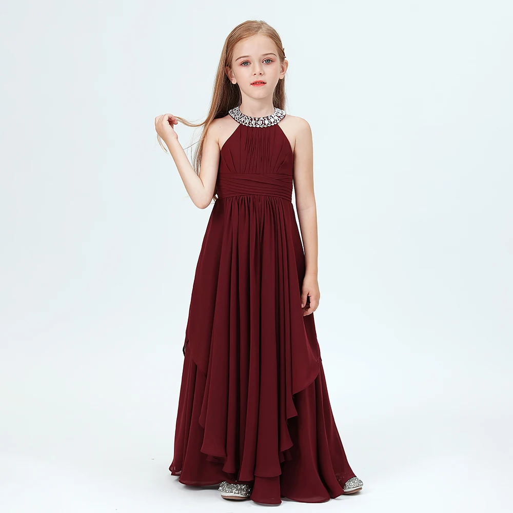 Kinder Prinzessin Kleid Für Mädchen Neue Jahr Party Kostüm Pageant Kleid Kleid Wenig Brautjungfer Kinder Hochzeit Party Kleid 2-14Yrs