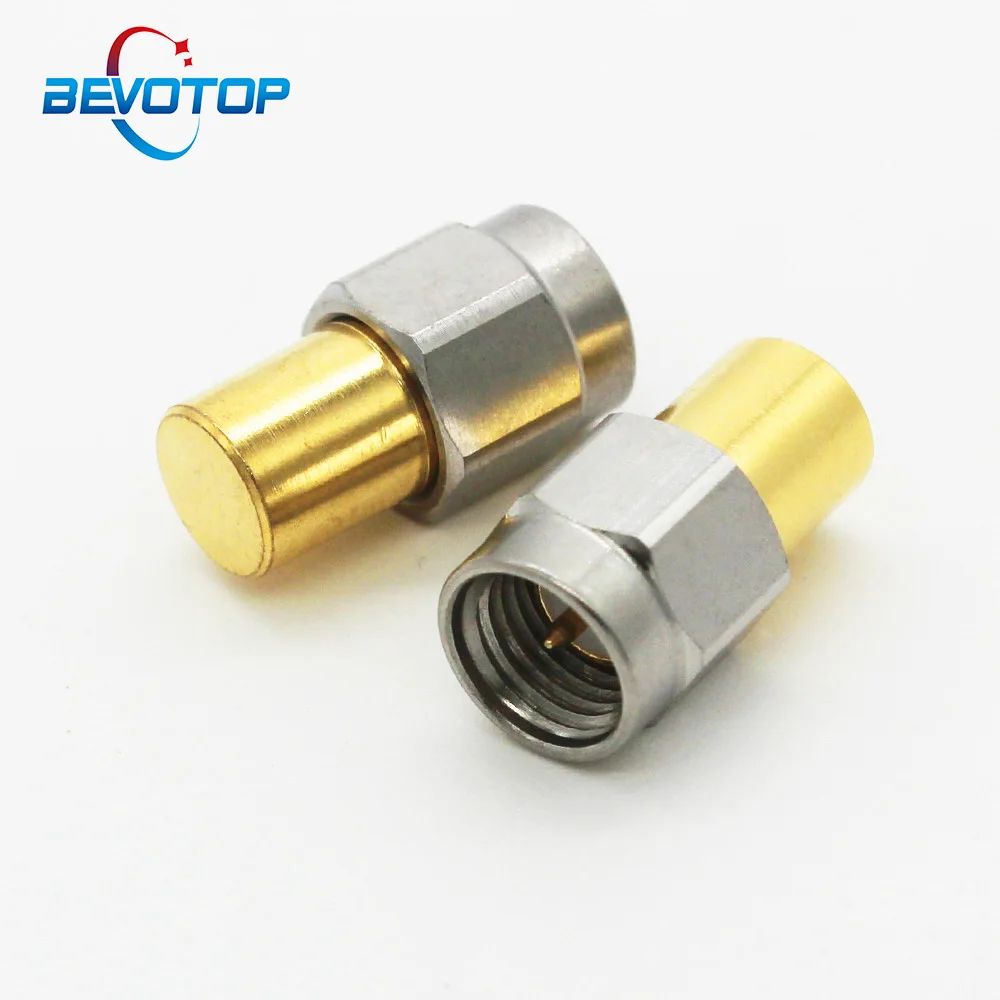 

0-12 ГГц 1 Вт/2 Вт 50 Ом SMA Штекер РЧ коаксиальный концевой фиктивный разъем нагрузки Латунный прямой Коаксиальный RF адаптеры