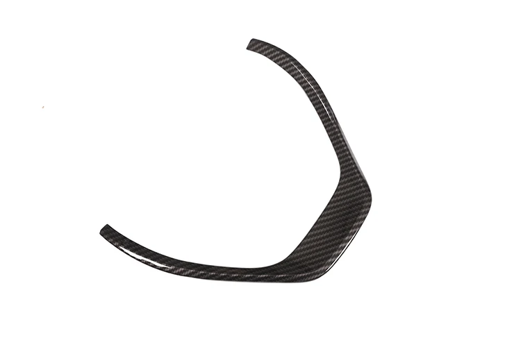 Car Carbon Fiber Interior Steering Wheel Decorative Frame Panel Cover Trim For BMW 3 Series F30 F32 F34 2013-2019 Accessories