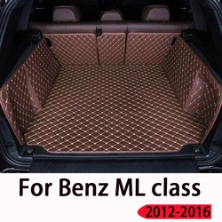 Car trunk mat for Benz ML class W166 2012 2013 2014 2015 2016 Cargo Liner Carpet Interior Parts Accessories Cover