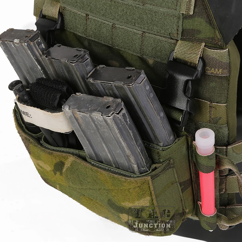 Imagem -04 - Emerson Tático 5.56 Compartimento Bolsa Painel Micro Chassi Luta 5.56 Inserção Pendurado Painel para Mk3 Mk4 Equipamento de Peito Multicam Tropic