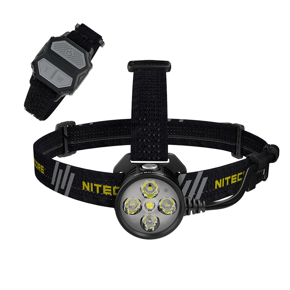 

NITECORE HU60 USB Powered Elite Headlamp White light 4* CREE XP-G3 + 1* XHP35 HD LEDs max 1600 Lumen Headlight Blazing Spotlight