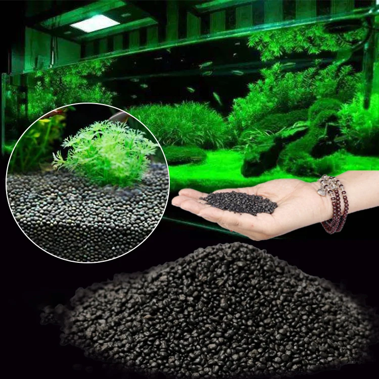 

Fish Tank Water Grass Mud Plant Seed Soil Aquarium Bottom Sand Nutrient Soil Black Mud Water Grass Tank Bottom Soil Fertilizer