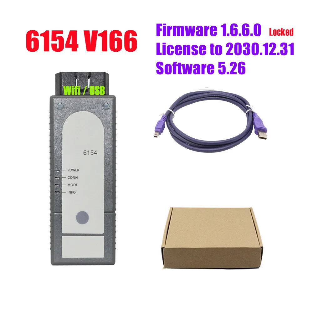 DoIP 6154 SW V11.0 FW V166 V194 Wifi Full Chip DOIP6154 Engineer 14.0 VAG Diagnostic Scanner