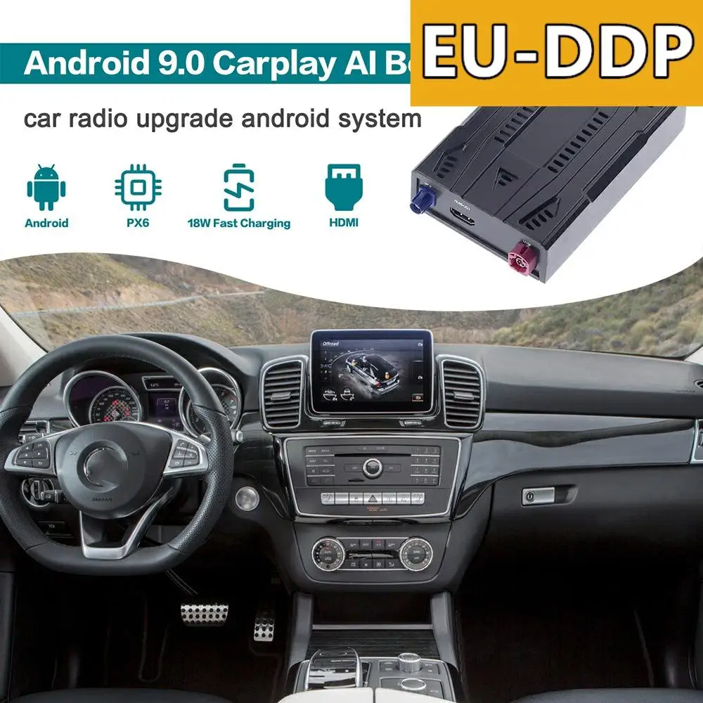 128GB Carplay Ai Box Car Radio Upgrade Android Auto For Mercedes Benz GLE GLS 2016 - 2020 Stereo Smart Multimedia Player WIfi