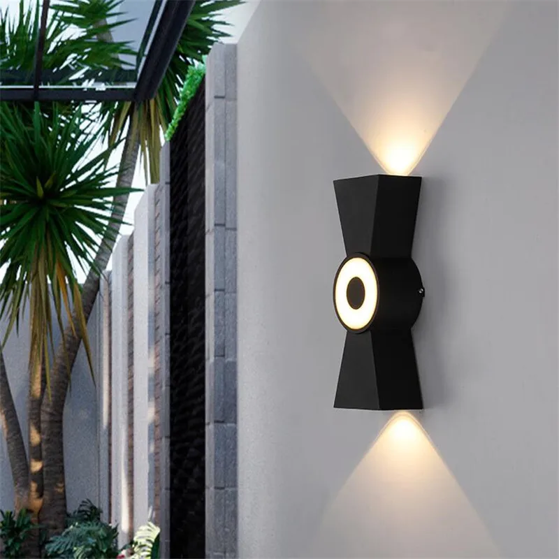 

15W Outdoor Waterproof LED Wall Lamp Up And Down Outer Balcony Doorway Corridor Indoor Highlight Lighting