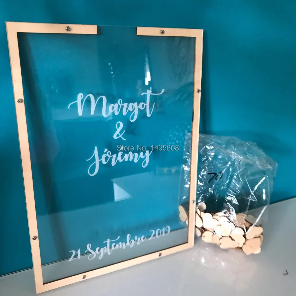 

Drop Box Acrylic Frame ,Wedding Dropbox ,Personalized Wedding Guestbook, alternative wedding guest book