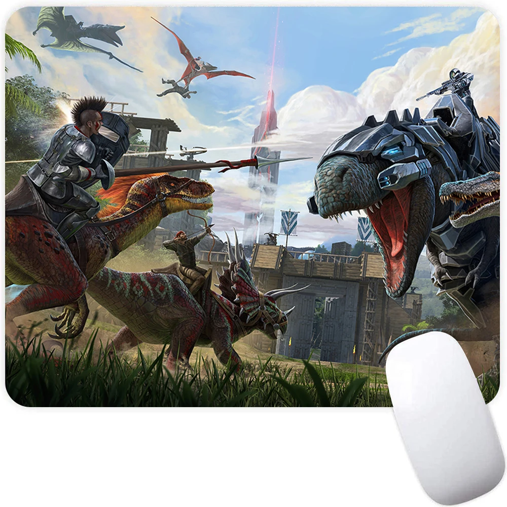 لوحة ماوس ألعاب صغيرة، لوحة ماوس كمبيوتر، حصيرة ماوس ألعاب الكمبيوتر المحمول، لوحة ماوس Ark Survival Evolved Mouse Carpet، حصيرة لوحة المفاتيح، وسادة مكتب #6