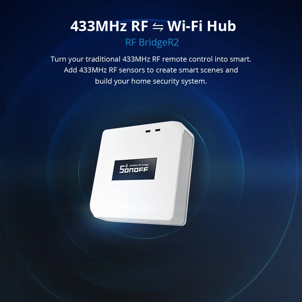 Sonoff RF Bridge R2 Smart Home Control WiFi 433Mhz Replacement Wireless Remote Switch Modification Parts