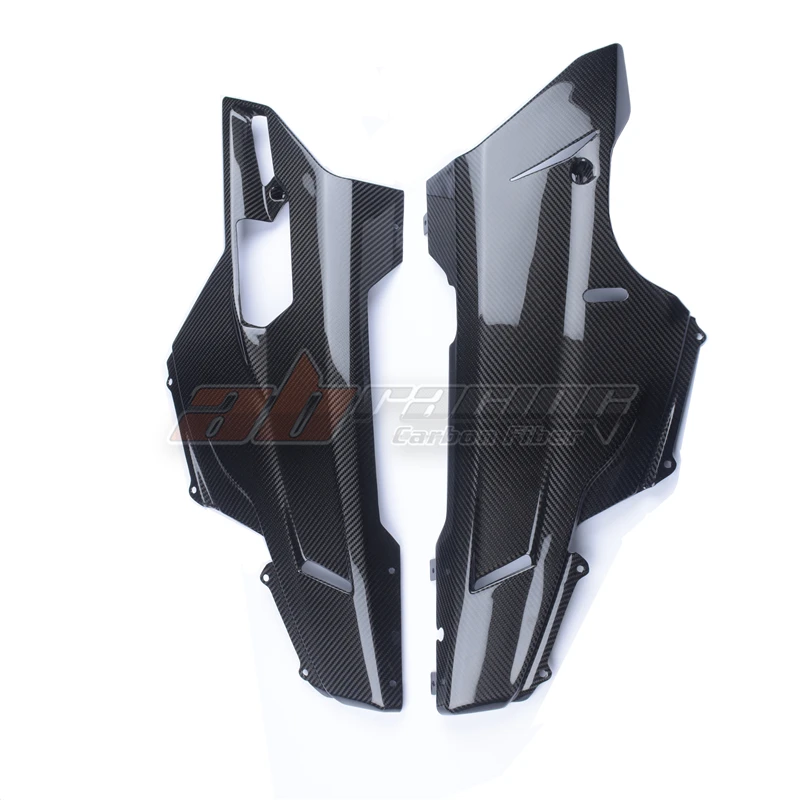 Lower Bottom Oil Belly Pan Guard Cowl Fairing For Ducati 848 1098 1198 Full Carbon Fiber 100%