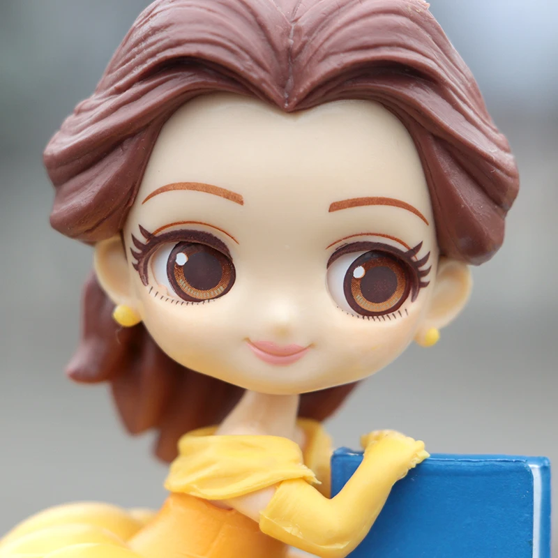 Kawaii Beauty and the Beast Belle Action Figure Model Anime Mini Decoration Collection Figurine Toy model for kid girl gift