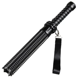 New Telescopic Mace Security Patrol Equipment Extended Zoom Flashlight