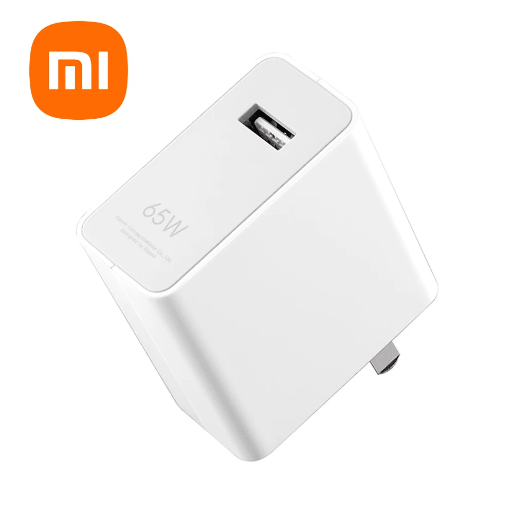 Original Xiaomi Mi 65W Fast Charger for Xiaomi 10 Pro 50W Max 40 Minutes Fully 100% Charged PD2.0 PD3.0 PPS / QC4+