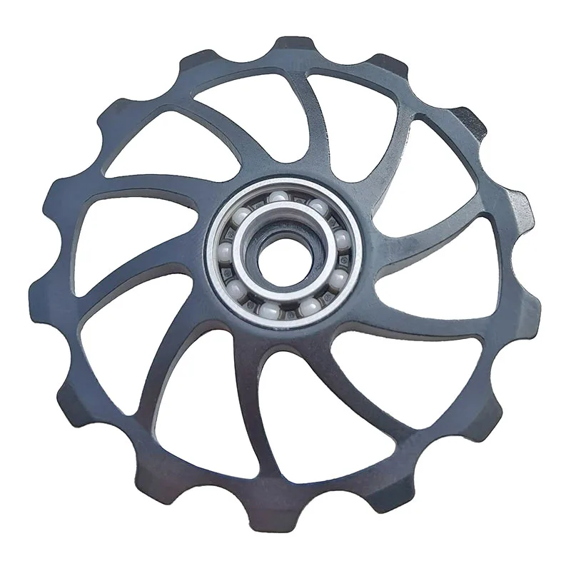 2021 New Bicycle Ceramics Rear Derailleur 14T 15T 16T 17T 18T Jockey Wheel Road MTB Guide Bike Ceramics Bearing Bicycle Parts