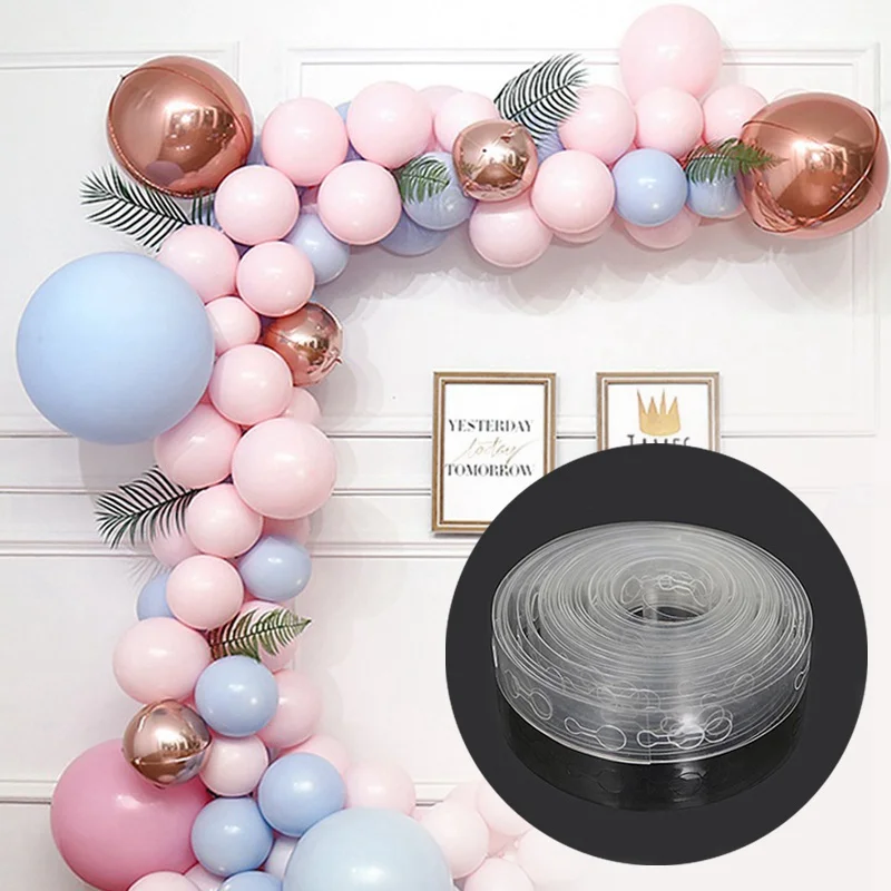 5M Balloon Accessories Balloon Chain Arch Birthday Party Wedding Christmas Balloons Backdrop Decoration Baloon Seal Pump Clips