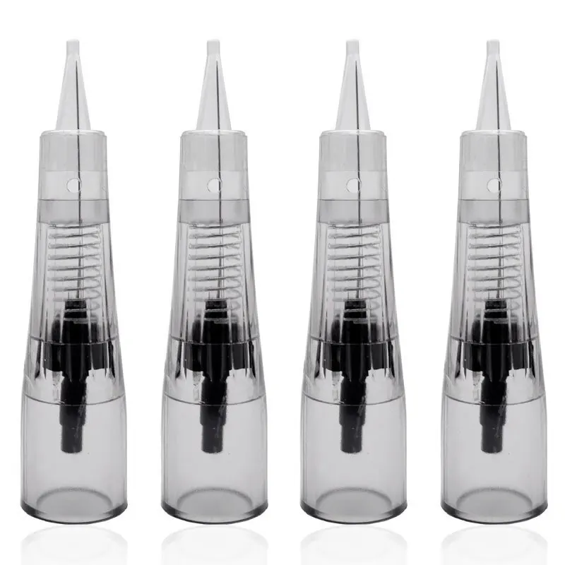 10PCS Permanent Makeup acid-free Needle Cartridges 1R/3R/5R/5F Disposable Sterilized Derma Power Needles for Tattoo Pen Machine