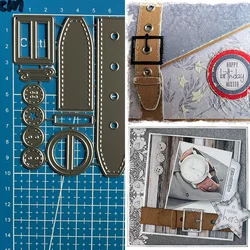 Lucky Goddess Metal Cutting Dies Belt and Buckle diy Scrapbooking Photo Album Decorative Embossing Paper Card Crafts Die