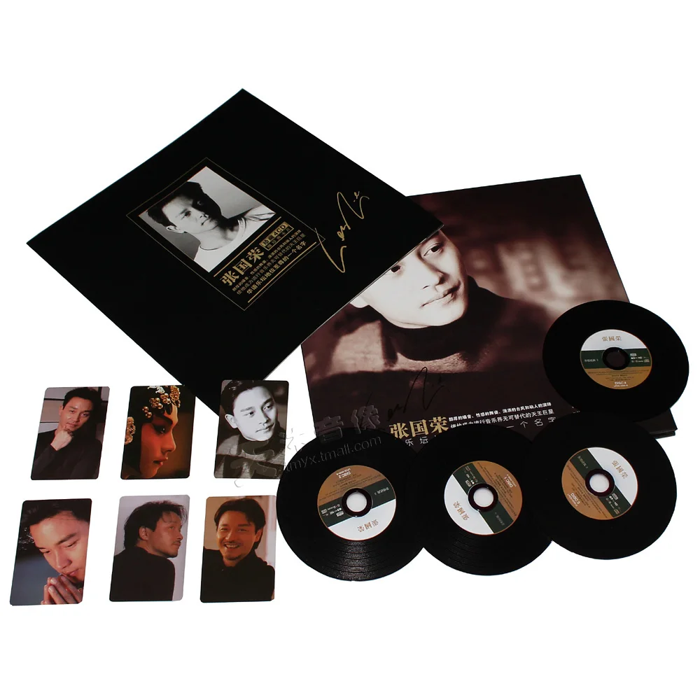 Música 4cds zhang guorong cd coleção comemorativa cds carro cd