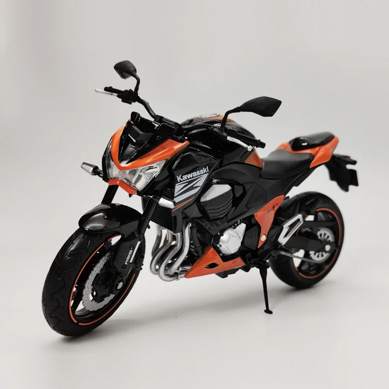 1/12 Kawasaki Ninja Z800 Racing Cross-country Motorcycle Model Simulation Alloy Toy Street Motorcycle Model Collection Kids Gift