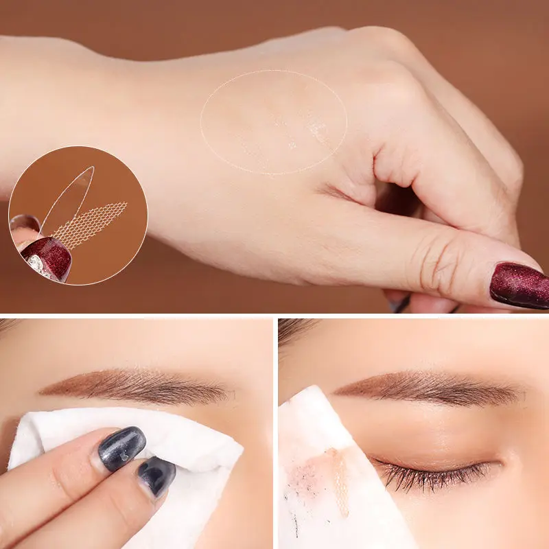 Fold Eyelid Sticker Makeup Tool lifting eye strips Fold Eyelid Paste Clear Beige Stripe lift eyelids shadow sticker