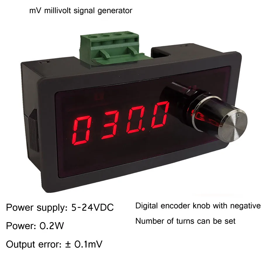 مولد إشارة الجهد ميلي فولت ، مقياس درجة الحرارة الحرارية ، مستشعر الضغط ، مسبار تصحيح-10 إلى 100 مللي فولت