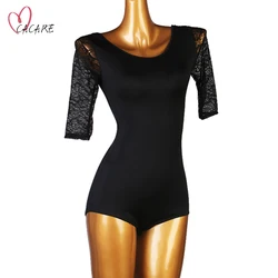 Body de leotardo para baile de salón para mujer, vestidos de competición, vestido de Flamenco, ropa de vals y Salsa, disfraces femeninos, Tops de baile