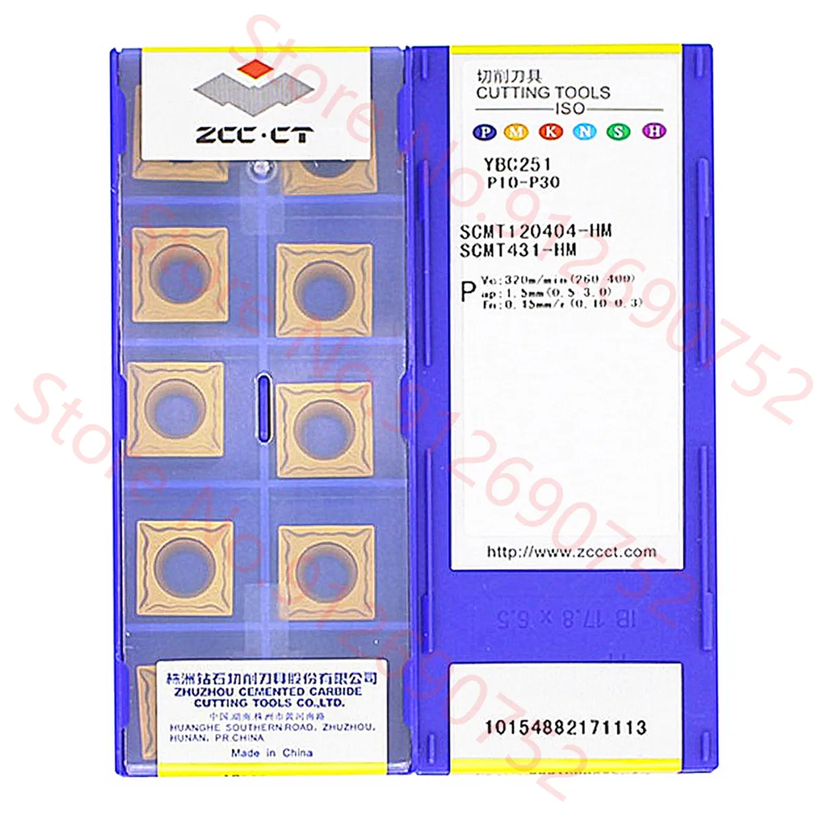 

SCMT120404 SCMT120408 SCMT120412-HM YBC251 ZCC.CT Carbide Insert SCMT Inserts